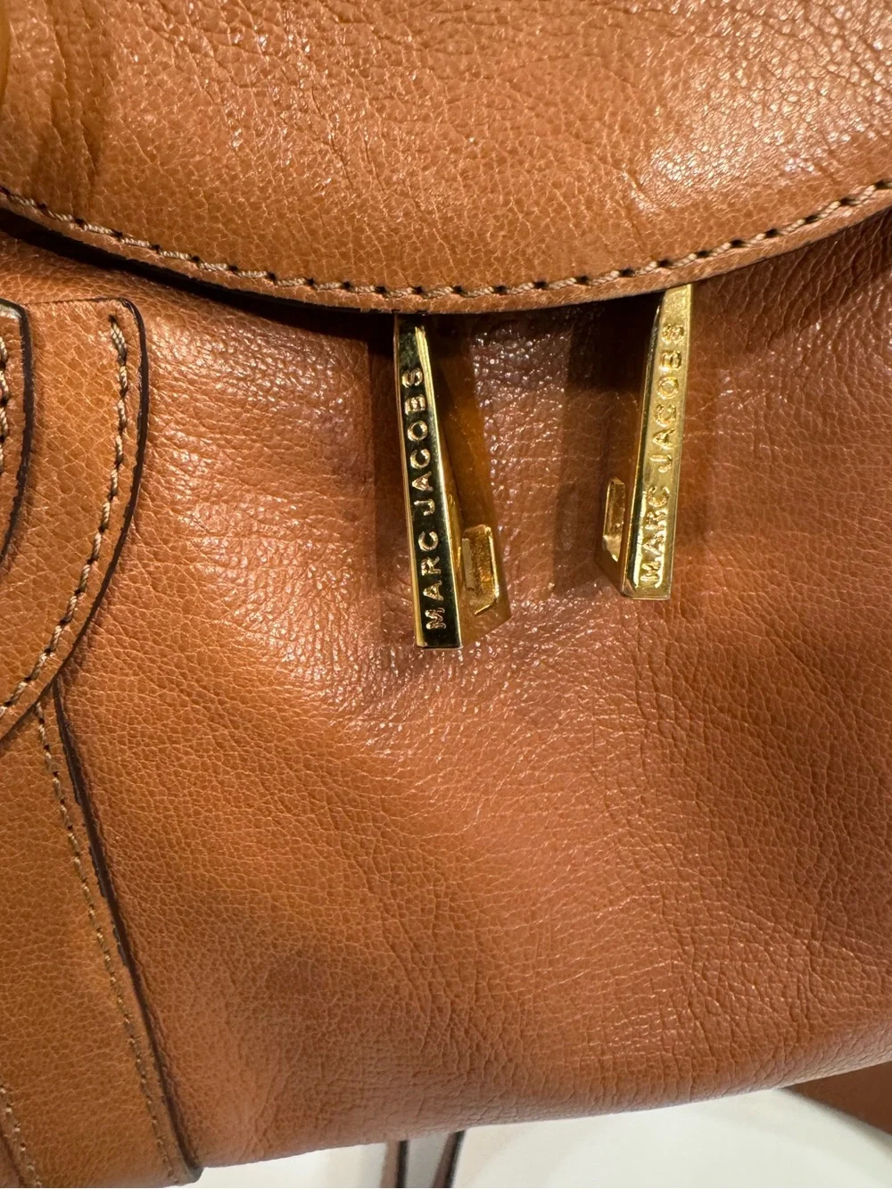 AUTHENTIC Marc Jacobs LUXURY LINE GOATSKIN LEATHER Satchel Tote Bag - was $1250! - Picture 9 of 13
